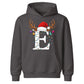 Personalised initial glowing light Christmas Kids Hoodies