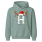 Personalised initial glowing light Christmas Kids Hoodies