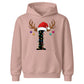 Personalised initial glowing light Christmas Kids Hoodies