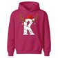Personalised initial glowing light Christmas Kids Hoodies