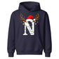 Personalised initial glowing light Christmas Kids Hoodies