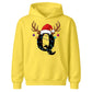Personalised initial glowing light Christmas Kids Hoodies