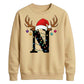 Personalised initial monogram Christmas Unisex Sweatshirt