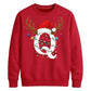 Personalised initial monogram Christmas Unisex Sweatshirt