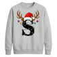 Personalised initial monogram Christmas Unisex Sweatshirt