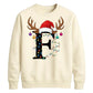 Personalised initial monogram Christmas Unisex Sweatshirt