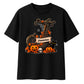 Personalised initial monogram Halloween Oversized T-Shirt