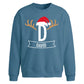Personalised Initial Name Christmas Oversized Sweatshirt