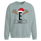 Personalised Initial Name Christmas Oversized Sweatshirt