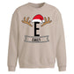 Personalised Initial Name Christmas Oversized Sweatshirt