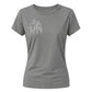 Personalised Line Art Portrait Outline Ladies T-Shirt