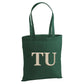 Personalised Monogram Letter Initials Christmas Tote Bag