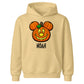 Personalised mouse ears pumpkin name Halloween Kids Hoodie
