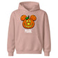 Personalised mouse ears pumpkin name Halloween Kids Hoodie