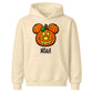 Personalised mouse ears pumpkin name Halloween Kids Hoodie