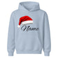 Personalised name santa hat graphic Christmas Kids Hoodies