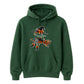 Personalised name witch broomstick Halloween Unisex Hoodie