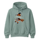 Personalised name witch broomstick Halloween Unisex Hoodie