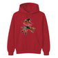 Personalised name witch broomstick Halloween Unisex Hoodie