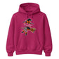 Personalised name witch broomstick Halloween Unisex Hoodie
