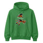 Personalised name witch broomstick Halloween Unisex Hoodie