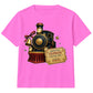 Personalised North Pole Train Ticket Christmas Kids T-Shirt