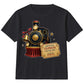 Personalised North Pole Train Ticket Christmas Kids T-Shirt