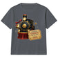 Personalised North Pole Train Ticket Christmas Kids T-Shirt