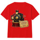Personalised North Pole Train Ticket Christmas Kids T-Shirt