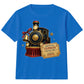 Personalised North Pole Train Ticket Christmas Kids T-Shirt