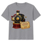 Personalised North Pole Train Ticket Christmas Kids T-Shirt