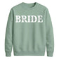 Personalised Overlay Surname Typography Bride Unisex Sweatshirt