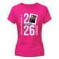 Personalised 2026 Graduation Ladies T-Shirt Custom Photo