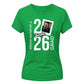 Personalised 2026 Graduation Ladies T-Shirt Custom Photo