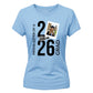 Personalised 2026 Graduation Ladies T-Shirt Custom Photo