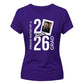 Personalised 2026 Graduation Ladies T-Shirt Custom Photo