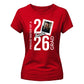 Personalised 2026 Graduation Ladies T-Shirt Custom Photo