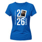 Personalised 2026 Graduation Ladies T-Shirt Custom Photo