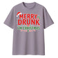 Merry Drunk I'm Christmas Slogan Graphic Christmas Oversized T-Shirt