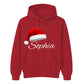 Personalised script name custom Christmas Unisex Hoodie