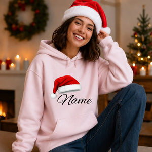 Personalised script name custom Christmas Unisex Hoodie