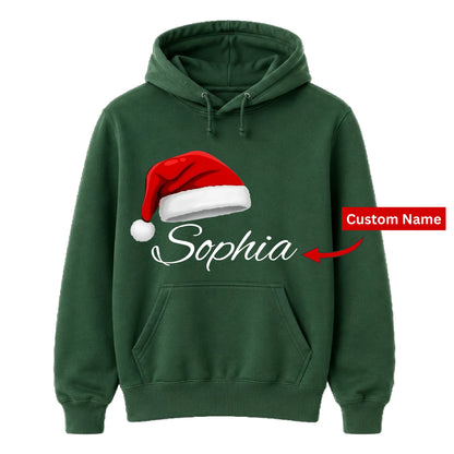 Personalised script name custom Christmas Unisex Hoodie