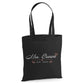 Personalised script name established year canvas Tote Bag