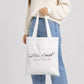 Personalised script name established year canvas Tote Bag