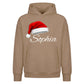 Personalised script name festive Christmas Oversized Hoodie