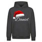 Personalised script name festive Christmas Oversized Hoodie