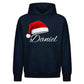 Personalised script name festive Christmas Oversized Hoodie