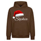 Personalised script name festive Christmas Oversized Hoodie