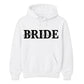 Personalised Script Name Overlay Top Bride Unisex Hoodie