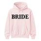 Personalised Script Name Overlay Top Bride Unisex Hoodie